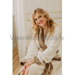 Peldmēteļi Home Beige Duo