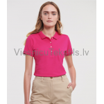 Dāmu Polo krekls Strech Pique, fuksija