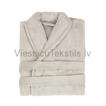 Velūra halāts LUX, taupe