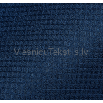 DARK BLUE vafeļauduma dvielis