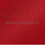 Red vafeļauduma dvielis