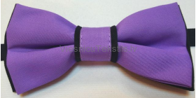 Tauriņš, violets / melns