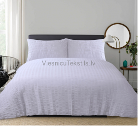 Krepa gultas veļas komplekts PURE WHITE