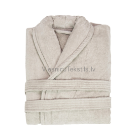 Velūra halāts LUX, taupe