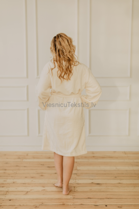 Frotē Peldmētelis Home Beige aizmugure