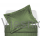Stripsatīna gultas veļas komplekts Moss Green Elegance